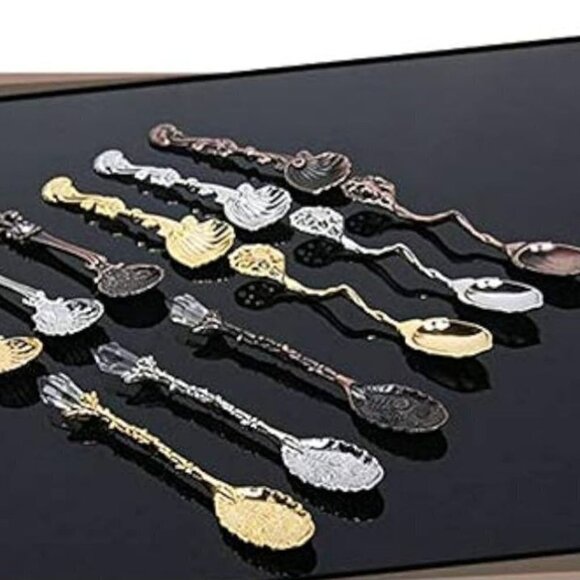 Gracelife NIB European American Style Coffee Spoon Set Of 12 - Picture 1 of 6